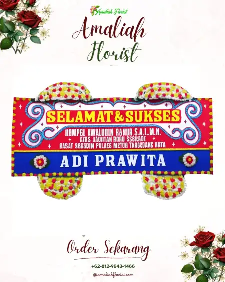 Papan Bunga Ucapan Selamat Sadahayu